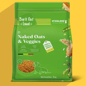 Bark Out Loud Naked Oats & Veggies Veg Mini & Small Breed Adult Dog Dry Food