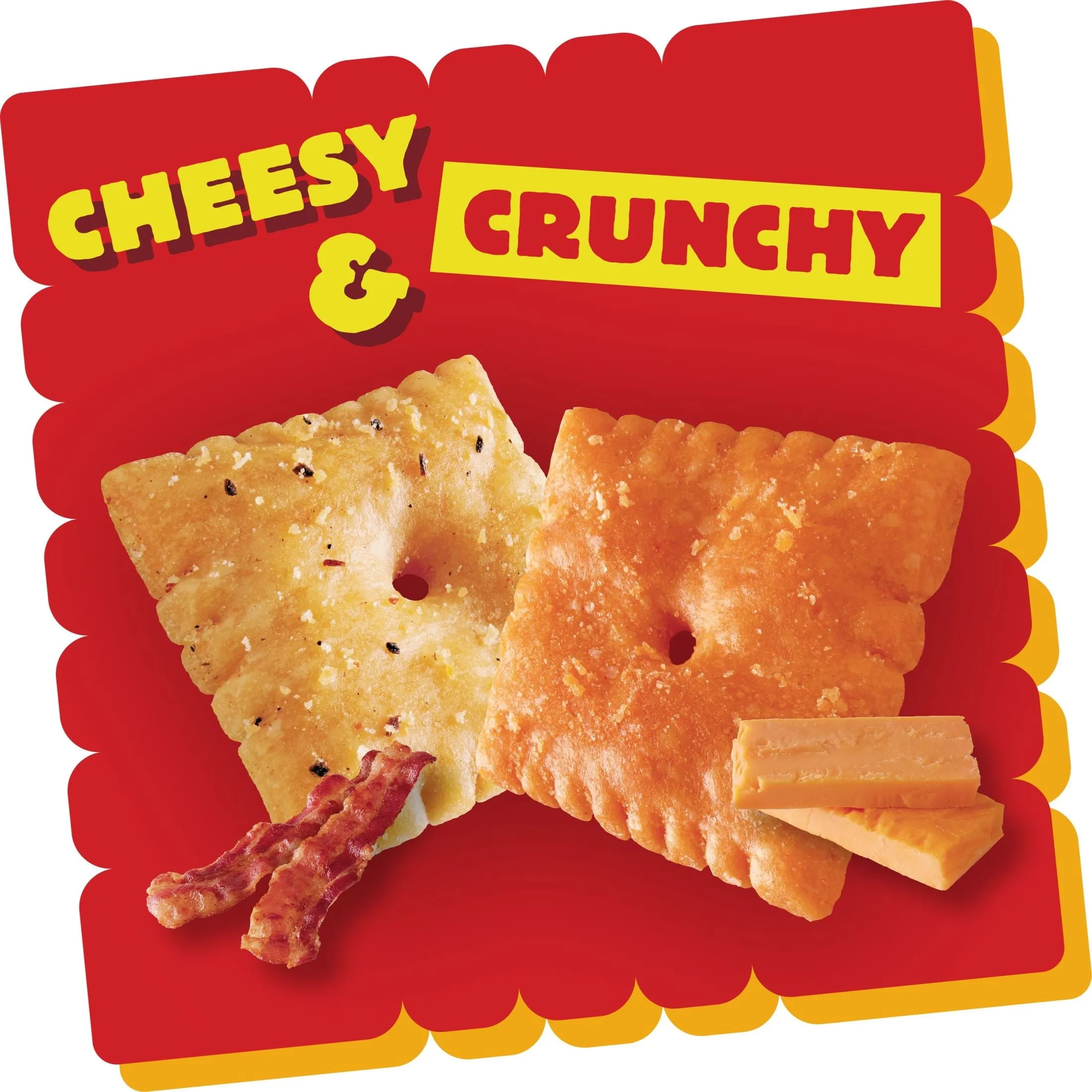 Cheez-It DUOZ Bacon and Cheddar Crackers, 12.4 oz