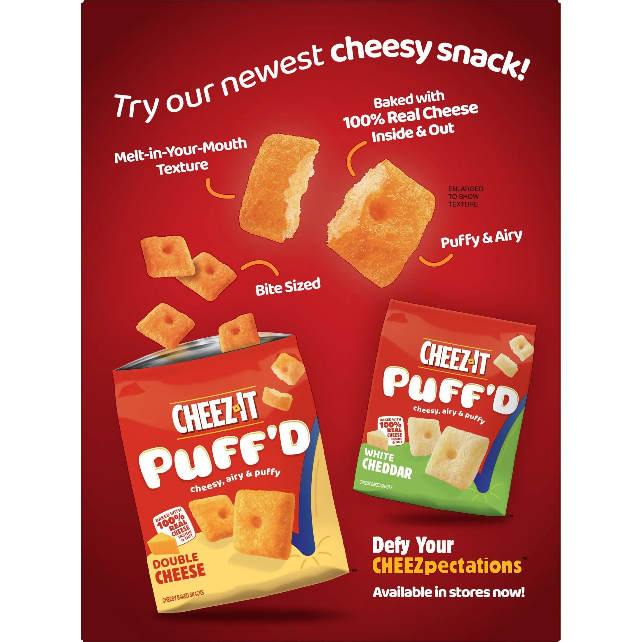 Cheez-It DUOZ Bacon and Cheddar Crackers, 12.4 oz