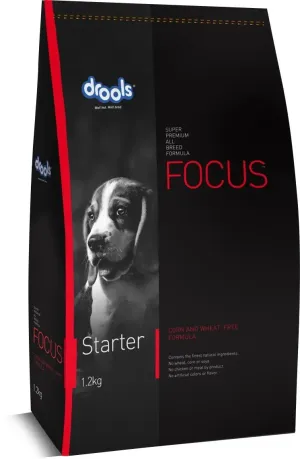 Drools Focus Starter Super Premium Dog Food, 1.2kg