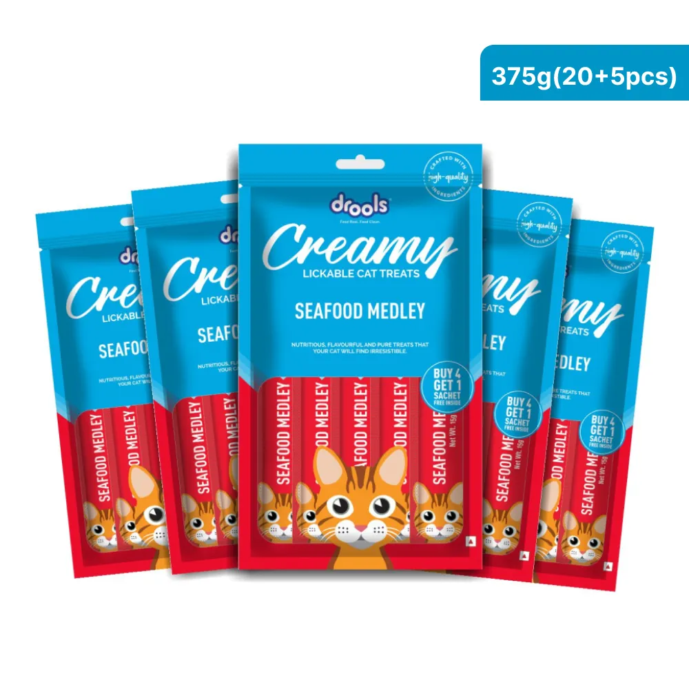 Drools Seafood Medley Creamy Cat Treats