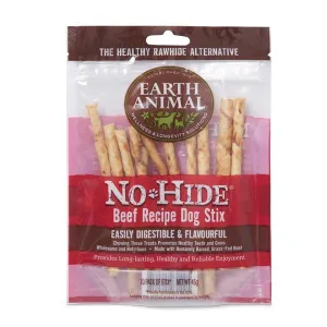 Earth Animal Beef No-Hide Dog Stix 10pk 45g