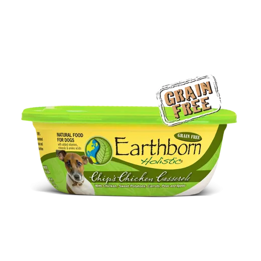 Earthborn Moist Grain Free Chip's Chicken Casserole Stew Wet Dog Food