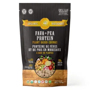 Eco-ideas Fava   Pea Protein Chunks (108g)