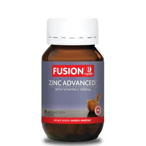 Fusion Health Zinc Advanced With Vitamins C 1000mg