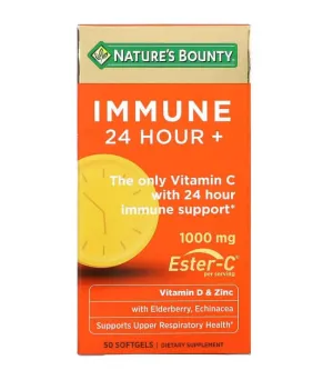 Immunity 24H , 500 mg, 50 Softgels, Nature's Bounty