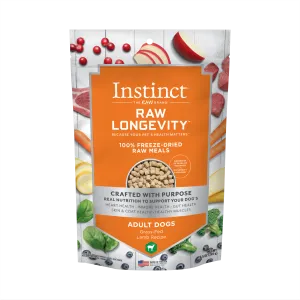 Instinct Raw Longevity Adult Lamb Bites, Freeze-Dried Raw Dog Food