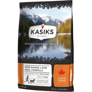 Kasiks Pet Food Free Range Lamb Dry Dog Food 25lb