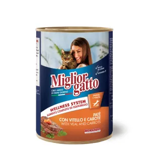 Miglior gatto Pate  with Veal & Carrots 405g