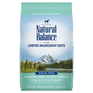 Natural Balance LID Sweet Potato & Chicken Dry Dog Food