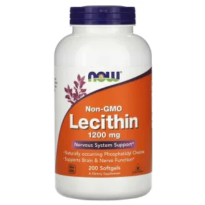 Now Foods Lecithin 1200 Mg 200 Softgels