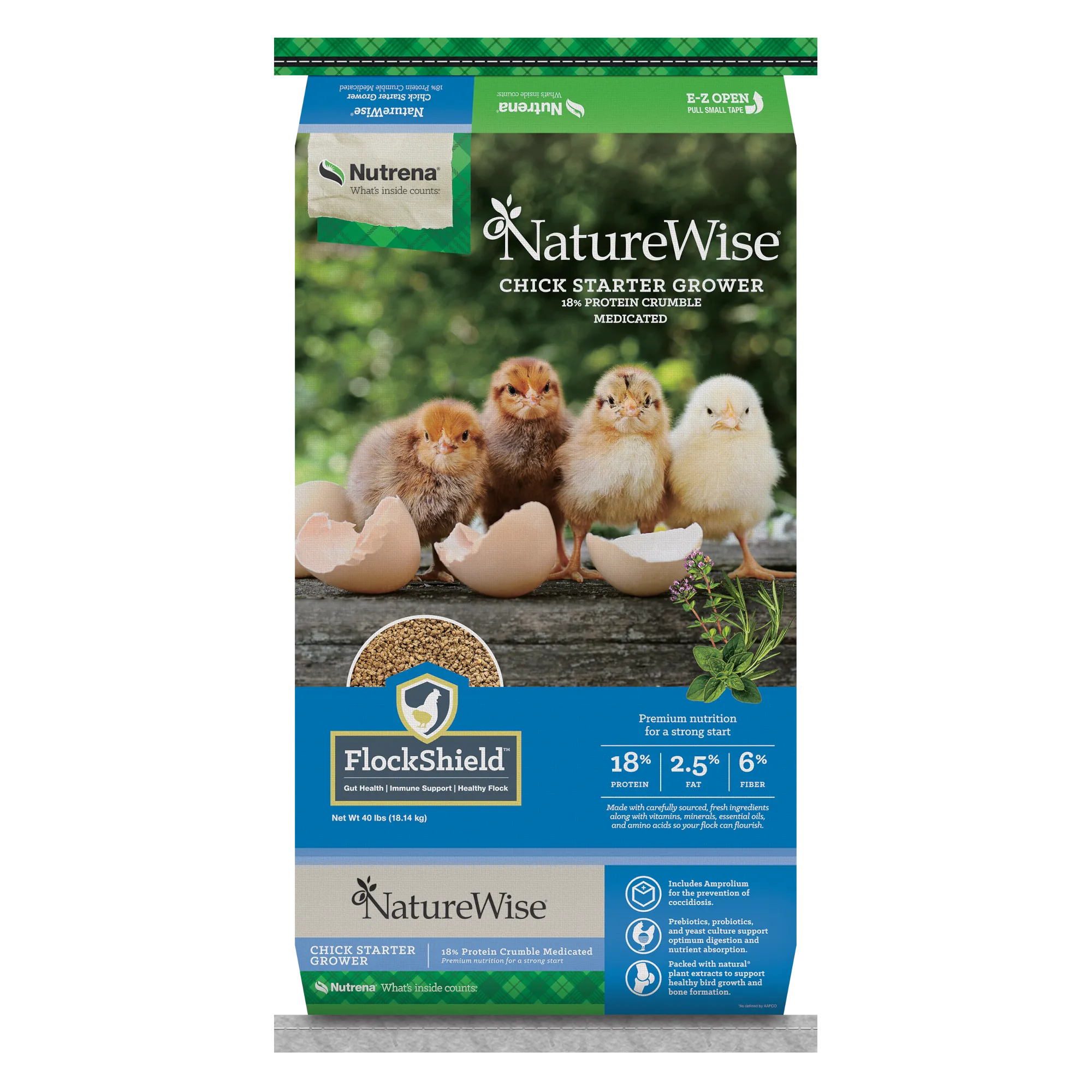 Nutrena® NatureWise® Medicated Chick Starter Grower Feed