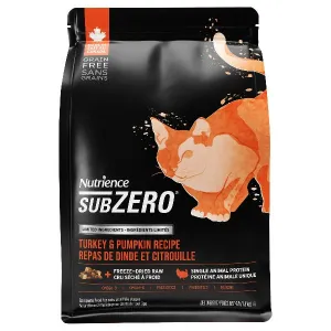 Nutrience SubZero Turkey & Pumpkin Limited Ingredient Dry Cat Food