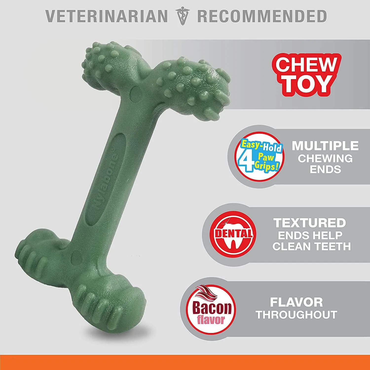 Nylabone Power Easy-Hold Dog Chew Toy