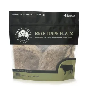 Oma's Pride Beef Tripe Flats Freeze-Dried Dog & Cat Food