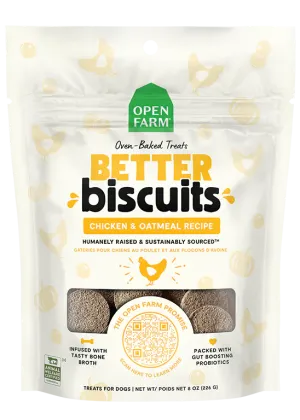 Open Farm - Better Biscuit - Chicken & Oatmeal Dog Treats