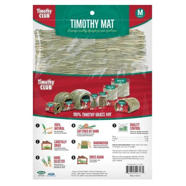 Oxbow Timothy Club Mat Medium 250g