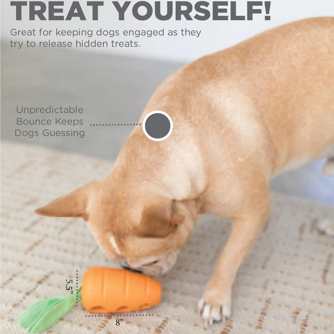 Petstages Carrot Stuffer Dental Chew Toy