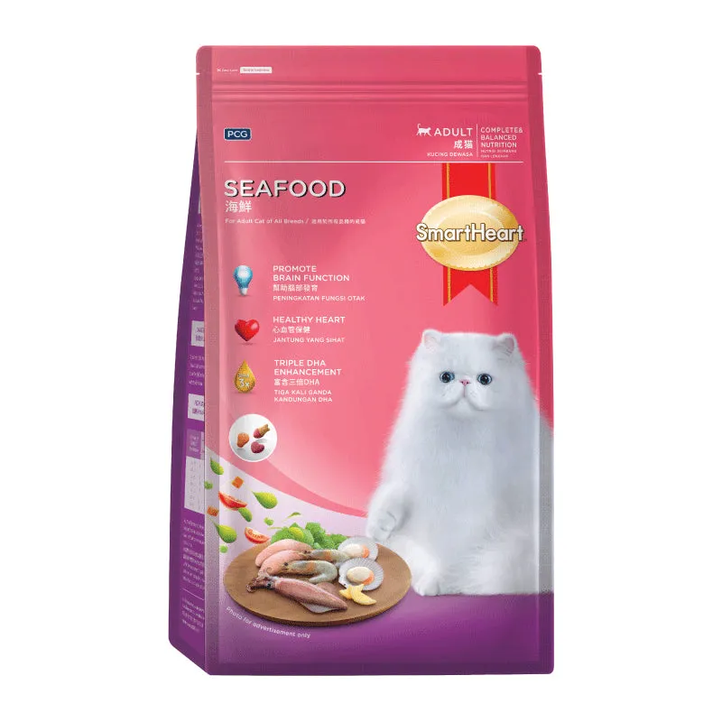 SmartHeart Cat Adult Seafood 1.2kg