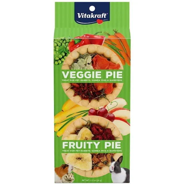 Vitakraft Veggie & Fruity Pie Small Animal Treat