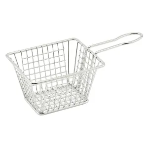 Winco FBM-544T Mini Fry Basket - Rectangular, 5"x4"x4"